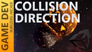 Collision Direction Detection  2D Game Development With Unity [upl. by Llevel]