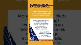 Route du rhum bateau IMOCA classe monocoque 60 pieds [upl. by Aihseya]