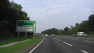 Driving On The A38 From M5 Junction 31 To Heathfield Devon England 22nd April 2011 [upl. by Akinehc]