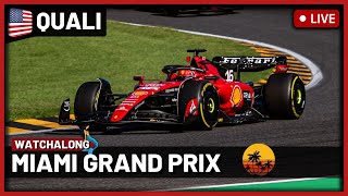 F1 Live Miami GP Qualifying  Watchalong  Live Timings  Commentary [upl. by Ahsiyt]