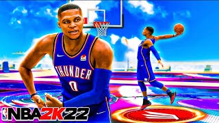 PRIME quotRUSSELL WESTBROOKquot BUILD makes NBA 2K22 Fun Again [upl. by Nytsyrk]