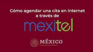 Cómo agendar una cita en internet a través de MEXITEL [upl. by Nataniel]