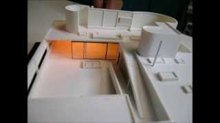 Historical Architectural Models  Le Corbusier VILLA SAVOYE scale 1100 [upl. by Doroteya845]