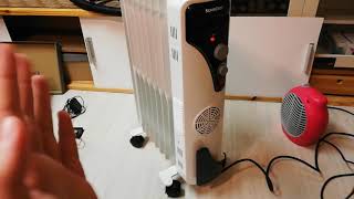 SilverCrest oilfilled radiator 2400w from Lidl part two  RoboVacCollector [upl. by Alboran]