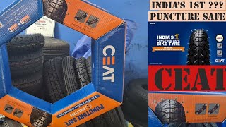 INDIAS 1ST PUNCTURE SAFE CEAT [upl. by Reta]