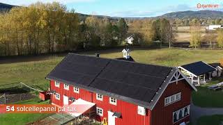 Solceller på Klokkertunet besøksgård [upl. by Wiencke341]