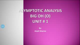 4 Big Oh Notation  Upper Bound  Asymptotic Analysis  Design and Analysis of Algorithms  DAA [upl. by Antonio]