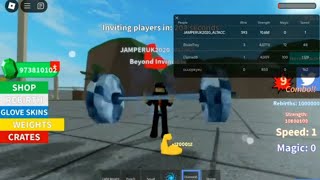 Reaching 1M Rebirths in my 2nd account on Ultimate Lifting Simulator ROBLOX [upl. by Foushee820]