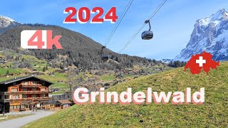 🇨🇭  2024  Winter  SWITZERLAND GRINDELWALD  Part 9  ITSELWALD BRIENZ ZERMATT THUN Suiza 4K [upl. by Melly]