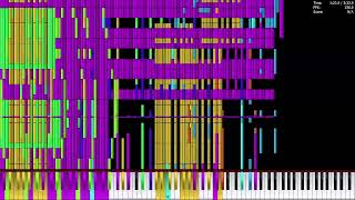 Black MIDI Intel Pentium III 1 GHz vs Super Moldy Apple Updated Run [upl. by Chesney]