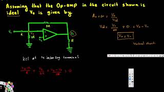 ECE Output voltage of the circuit with ideal Op Amp  Electronics 1 [upl. by Llerihs]