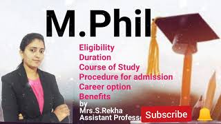 MPhil degree details [upl. by Heins845]