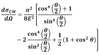 Bhabha Differential Scattering Cross Section Derivation  Tree Level  Quantum Electrodynamics  QFT [upl. by Htidirrem]