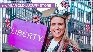 INSIDE LIBERTY LONDON  Iconic Luxury Store  Claridges Hotel Visit [upl. by Kinnard149]