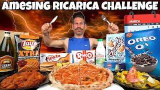 aMESIng RICARICA CHALLENGE di MARZO 11000 Calorie MAN VS FOOD [upl. by Treve]