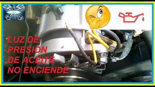 Luz de presión de aceite NO enciende  OPEL CORSA A⚡⚙🚕🌟 Oil pressure light does NOT come on ⚡⚙🚕🌟 [upl. by Essirehc348]