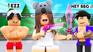 THE BEST OF DESTROYING TEAMERS 2023Roblox Murder Mystery 2 [upl. by Lrem]