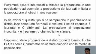 Statistica medica  Stima puntuale della varianza e della proporzione [upl. by Kalikow]