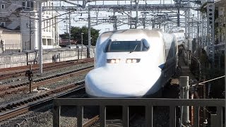 JR東海 豊橋駅 東海道新幹線 700系 こだま649号 新大阪行き 入線 2014 10 [upl. by Eeliab]