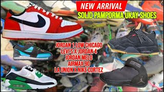 Jordan 1 Low Chicago ukay shoes solid new Arrivals Panabo City night market [upl. by Gatias866]