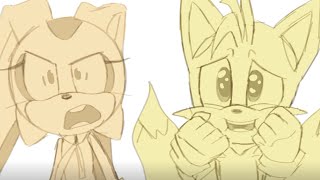 Tails and Cream FIGHT over an Egg Sonic The Hedgehog animation [upl. by Mukund]