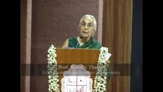 Public Lecture by Prof Romila Thapar under Goa University Visiting Research Programme [upl. by Piers]