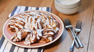 Air Fryer Buttermilk Apple Fritters Recipe [upl. by Fidellas256]