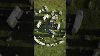 Stonehenge from a birds eye view Drone video in 4k [upl. by Nicram]