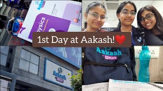 My first day at Aakash📚 NEET aspirant🩺 HOSTEL edition [upl. by Bryn542]