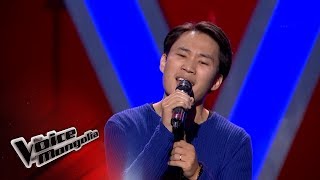 BolorErdeneG  quotBi tuuniig harsnaas hoishquot  Blind Audition  The Voice of Mongolia 2018 [upl. by Genesa]