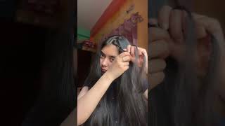 Long hair Style 🖤 hairstyle longhair [upl. by Cornela]