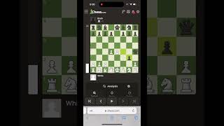 Avoid this during kings gambit chess brilliant brilliantmove [upl. by Juanne]