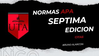 Normas APA 7ma edición la correcta citación Citas [upl. by Eiger]