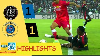 Orlando Pirates Vs Supersport United  MTN8 Quarter Final  Highlights [upl. by Siraved]