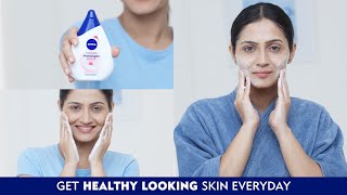 NIVEA Milk Delights  Caring Rose Water Face Wash [upl. by Eenehs554]