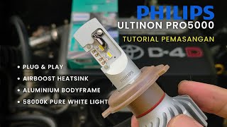 Philips Ultinon Pro5000  Tutorial Pemasangan di Toyota Grand New Kijang Innova ultinonpro5000 [upl. by Karel14]