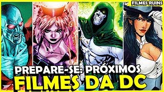 PRÓXIMOS FILMES DC 4 CONFIRMADOS 4 RUMORES E 3 NÃO CUSTA SONHAR [upl. by Leahcin]