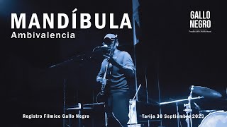 MANDIBULA  AMBIVALENCIA Live Gallo Negro [upl. by Novyart236]