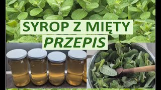 Przepis na syrop z mięty Syrop miętowy [upl. by Idak]