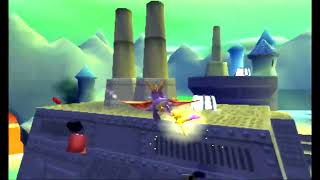 Spyro the Dragon 120 Complete WORLD 35 BONUS 2 GNASTY´S LOOT PlayStation One 1368 GamePlay [upl. by Ku711]