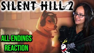 Reaction to ALL ENDINGS in Silent Hill 2 Remake [upl. by Weinhardt744]