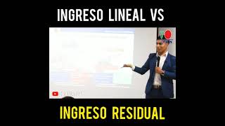 Ingreso Lineal Vs Ingreso Residual [upl. by Teerprug468]