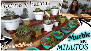 REPISAS PARA TUS PLANTAS SIN HERRAMIENTAS Y EN MINUTOS  FÁCIL Y ECONÓMICAS [upl. by Micheal68]