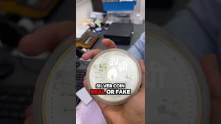 Testing a Silver coin to see if it’s Real or Fake [upl. by Asen]