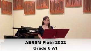 JS Bach Partita in A Minor BWV 1013 IV Bourée anglaise Grade 6 A1 ABRSM Flute 2022 [upl. by Engvall]