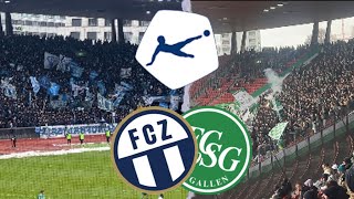 FC Zürich vs FC StGallen  Stadionvlog  STGALLEN ÜBERHOLT DEN FCZ😮🤯 SÜDKURVE RÄUMT DEN PLATZ😅👏 [upl. by Biddie]