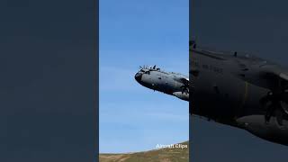 Incredible Aircraft LowAltitude Flight A400M  Little Red Book [upl. by Bashee533]