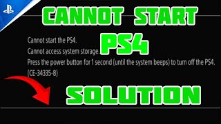 Cannot start the PS4  Cannot access system storage  Tamil [upl. by Eenot794]