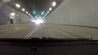 Honda Odyssey with H22 on boost shots fire in new tunnel in Miami Drbenten [upl. by Natsyrk]