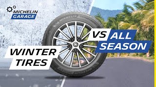 Winter tires vs Allseason tires  which tires should you buy  Michelin Garage [upl. by Adnahsat]